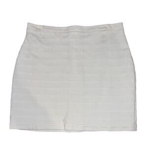 EXPRESS Bandage White Skirt Women’s Size 12